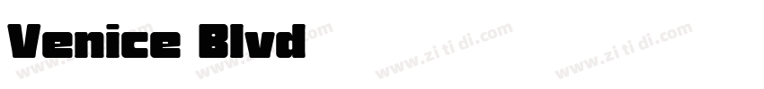 Venice Blvd字体转换